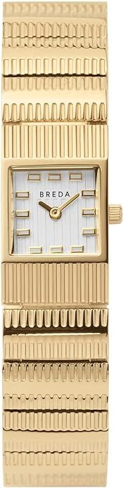 Breda 'Groove' Gold and Metal Bracelet Watch, 16MM | Amazon (US)