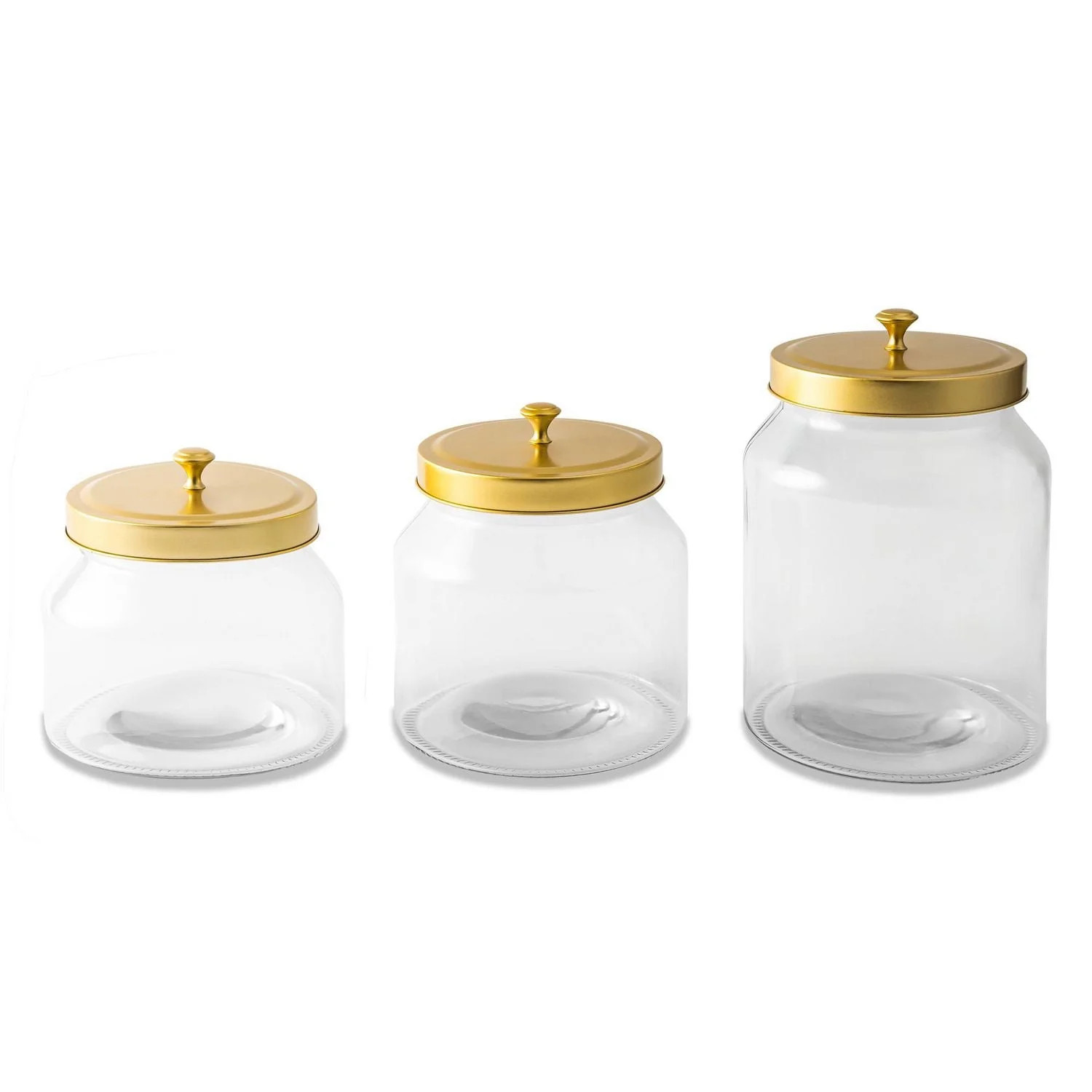 Thyme & Table 3-Piece Glass Jar Set | Walmart (CA)