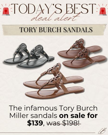 Tory Burch sandals on sale!

#LTKFindsUnder50 #LTKShoeCrush #LTKSaleAlert
