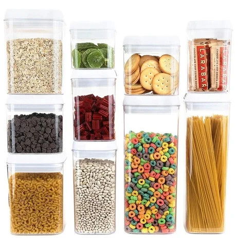 Homeries Storage Containers 10 Pieces Set Durable Stackable BPA Free with Airtight Lids - Keeps F... | Walmart (US)
