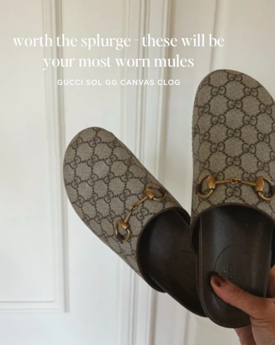 Gucci mules - one of my favorite designer purchases as of late