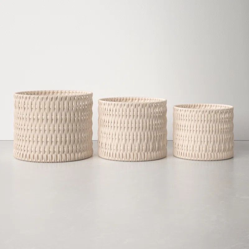 Nesting Fabric Basket - Set of 3 | Wayfair North America