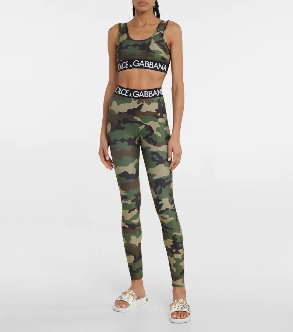 Camouflage high-rise leggings | Mytheresa (US/CA)