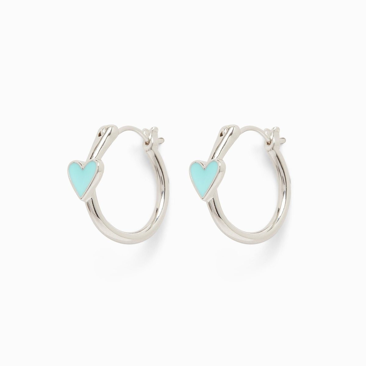 Petite Heart Hoop Earrings | Pura Vida Bracelets