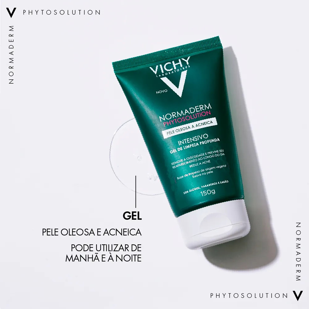 Gel Facial de Limpeza Profunda Vichy Normaderm Phytosolution Intensivo 60 g | Amobeleza (BR)