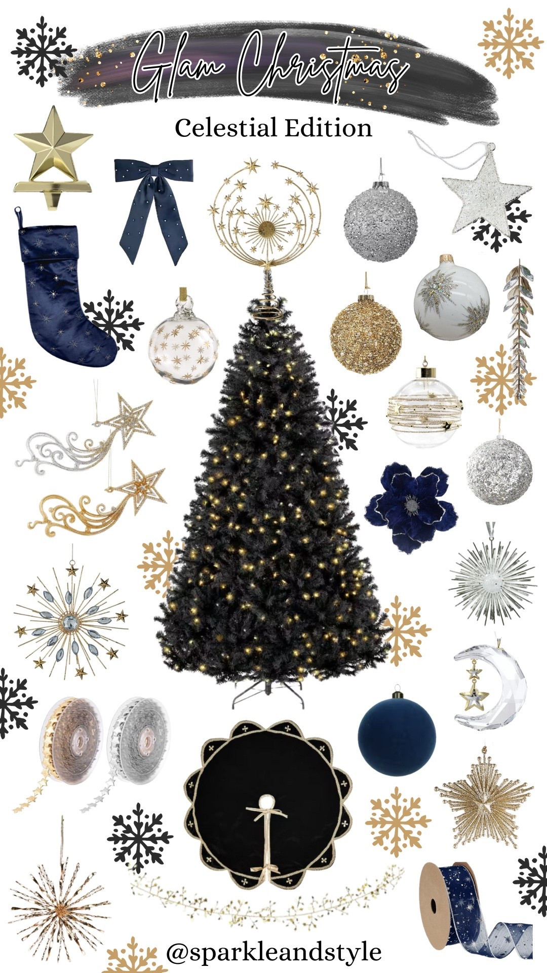Glam Christmas: Celestial 🖤💫🩶

Christmas decor, Christmas tree, Christmas ornaments, Christmas ribbon, Christmas tree skirt, christmas stocking, Christmas wreath, Christmas tree topper, Christmas stocking holder, home interior, home decor, home accessories, home decoration, glam Christmas decor, girly girl Christmas, Luxe Christmas, elegant Christmas, classy Christmas, Christmas tree decorations, Christmas decorations

#LTKSeasonal #LTKHome #LTKHoliday
