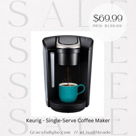 Keurig, K cup coffee maker on sale! 
.
Coffee, gift idea, Cell, Best Buy, coffee, lover, kitchen, 50% off, gifts under $100

#LTKunder100 #LTKsalealert #LTKGiftGuide