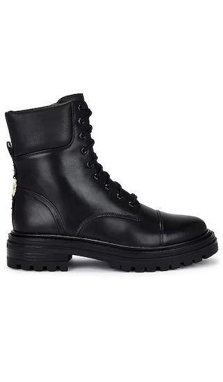 Aleia Combat Boot in Black | Revolve Clothing (Global)