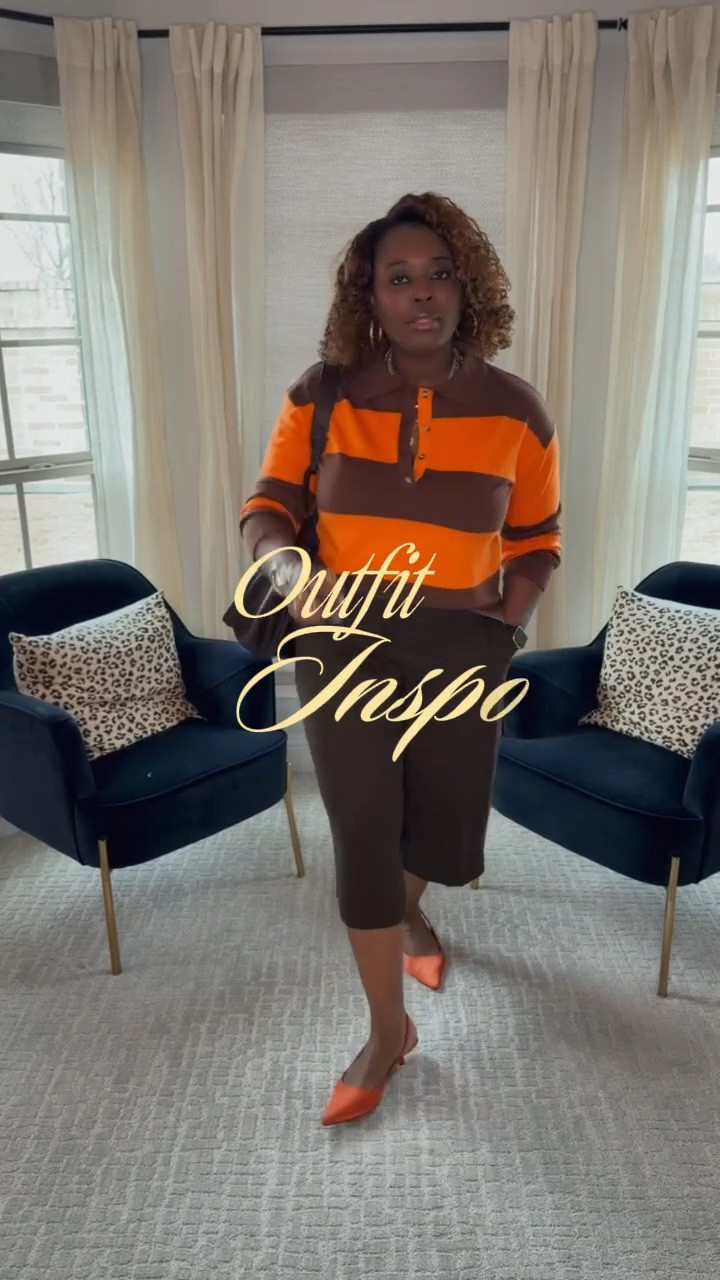 Happy Monday! 💼 Stepping into the week with bold stripes and even bolder energy.

Spring workwear but make it fun-structured, polished and still giving personality 🍊🤎

🔗Shop this look! 

Shirt: @amazonfindsandfashion 
Bermuda shorts &shoes: @Zara 

#midsizefashion #workwear #springstyle #outfitinspo #fitcheck



#LTKootd #LTKMidsize #LTKWorkwear
