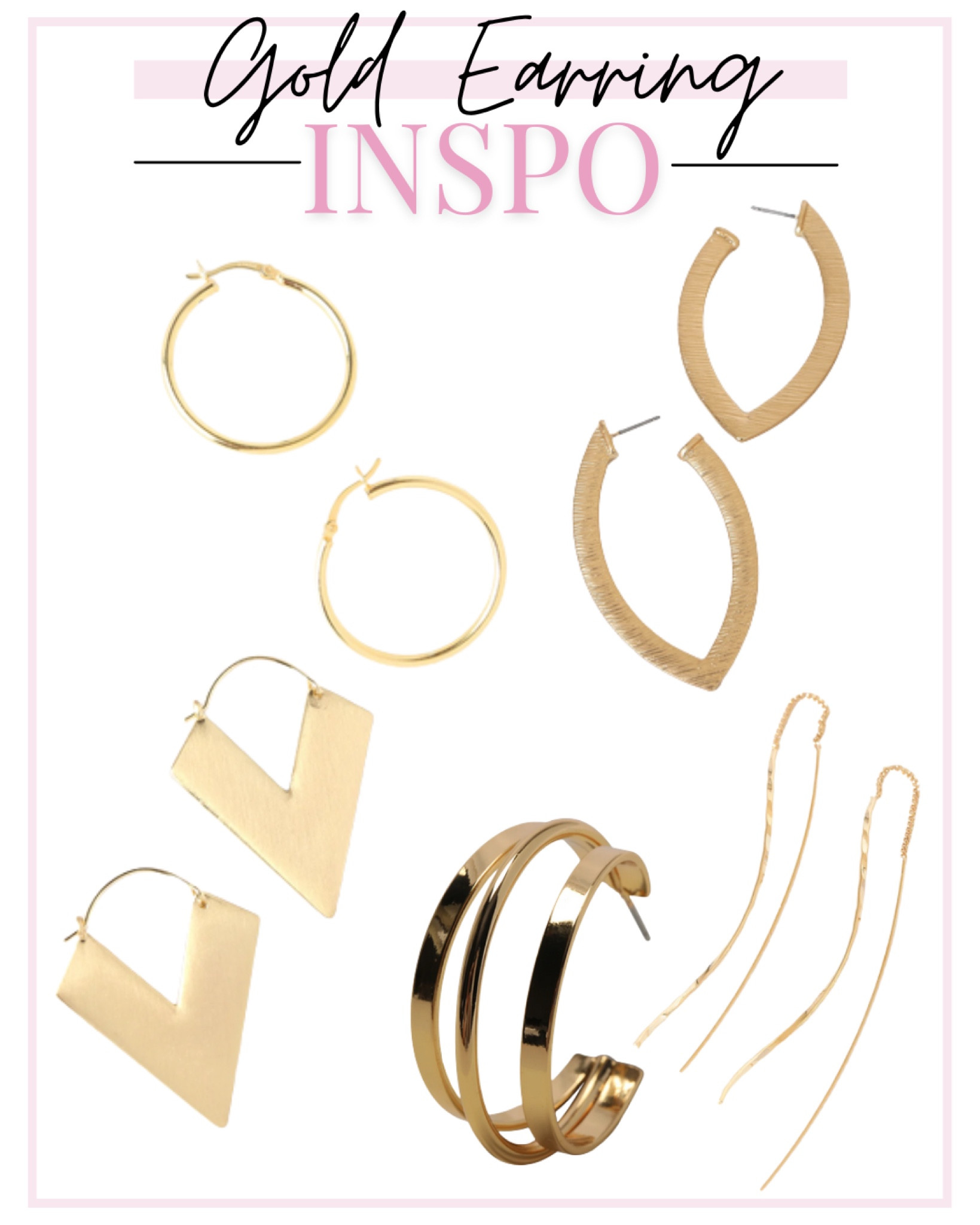 If you love gold jewelry then check out these gold earrings from Lulus

Gold jewelry, gold earrings, gold hoops, accessories, gold accessories, gold jewellery

#LTKeurope #LTKunder50 #LTKstyletip