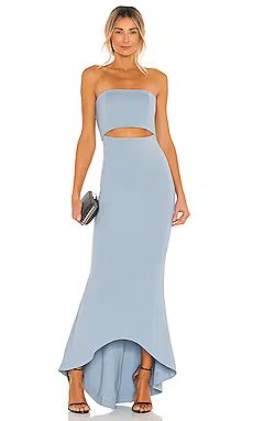 NBD June Gown in Baby Blue from Revolve.com | Revolve Clothing (Global)