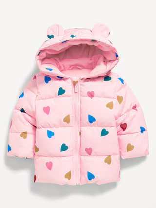 Water-Resistant Hooded Critter Puffer Jacket for Baby | Old Navy (US)