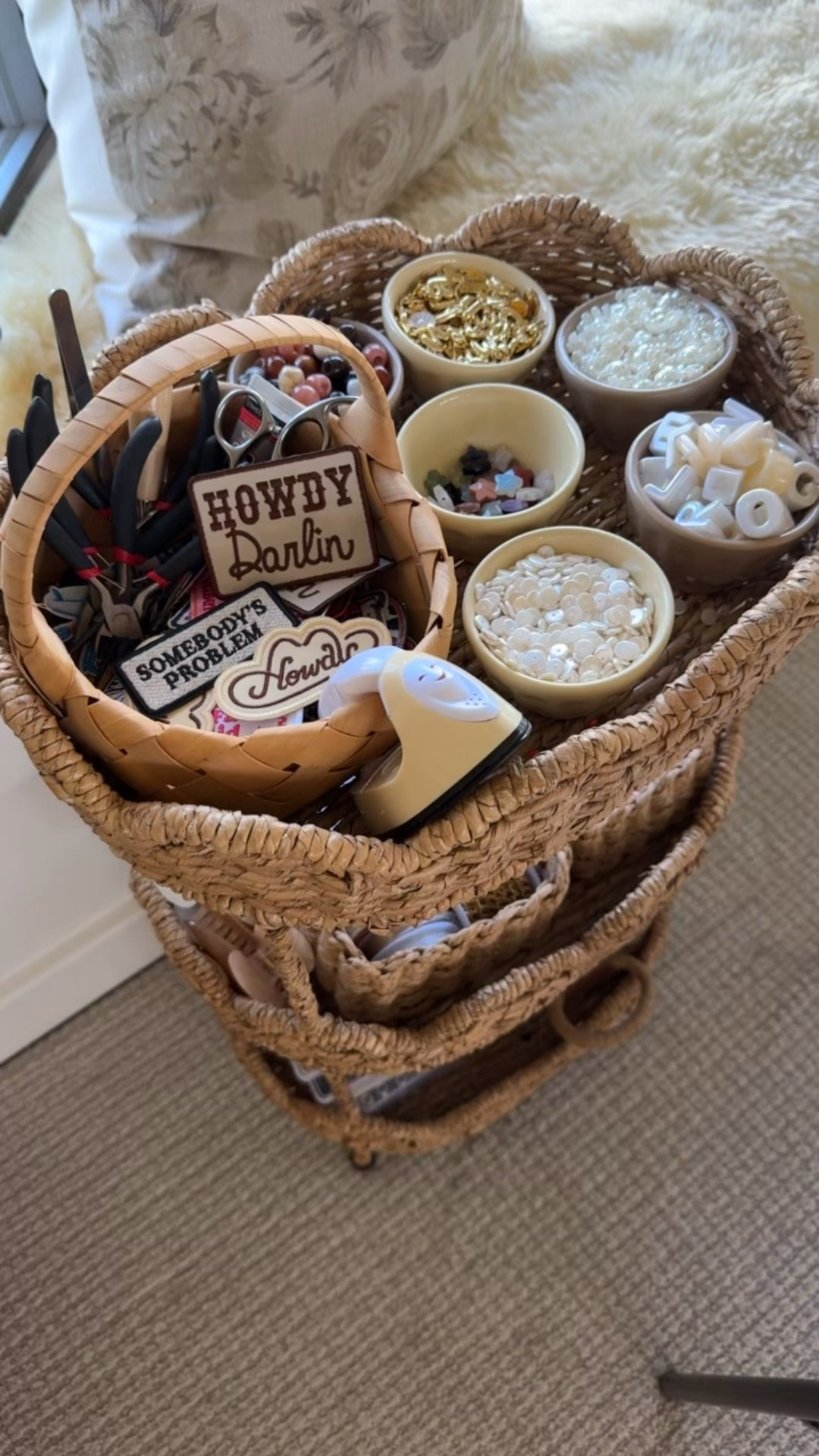 Craft basket 📿 DIYs coming your way 🙆🏻‍♀️

#LTKHome