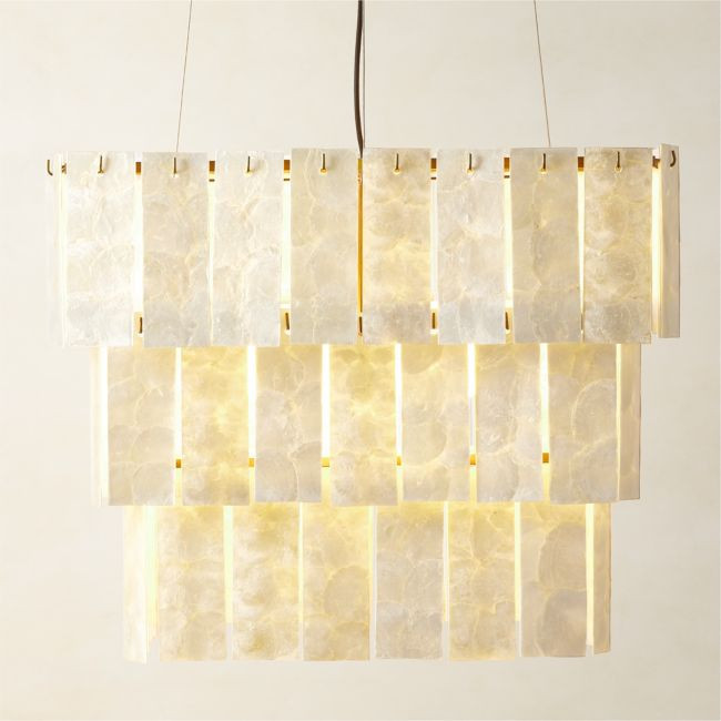 Celina Capiz Chandelier | CB2