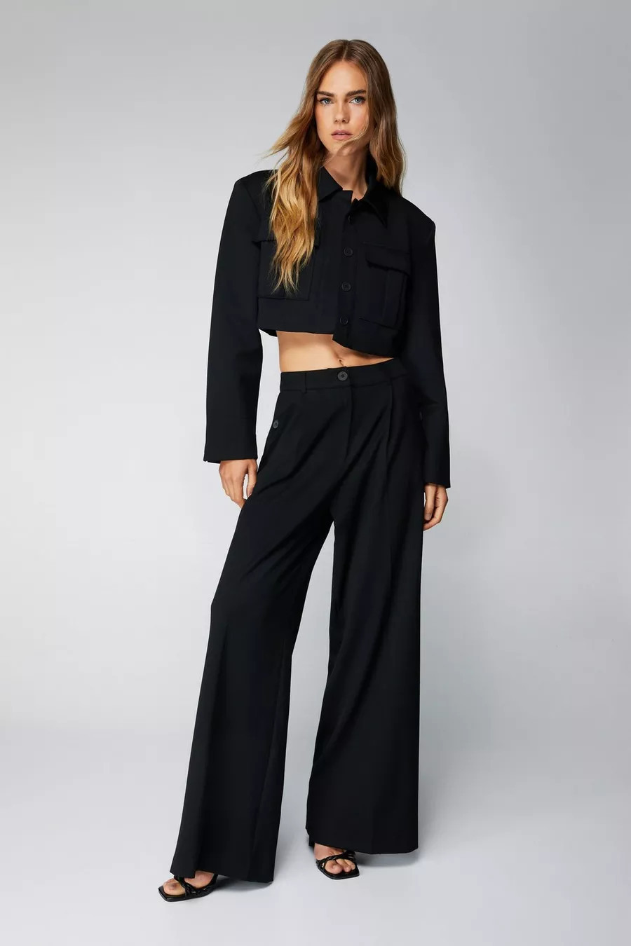 Premium Tailored Wide Leg Pants | Nasty Gal US