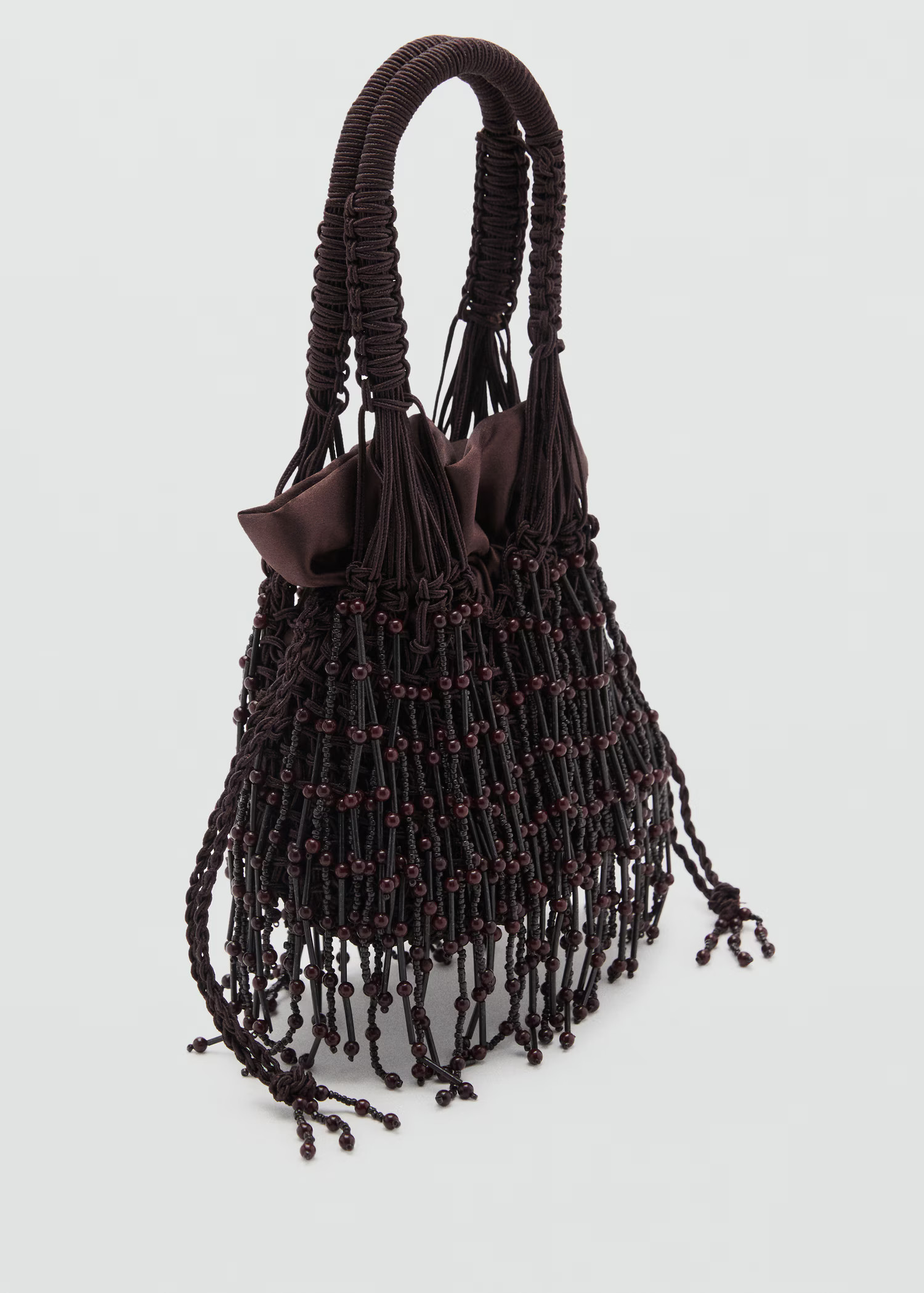 Beaded handbag - Women | MANGO United Kingdom | MANGO (UK)