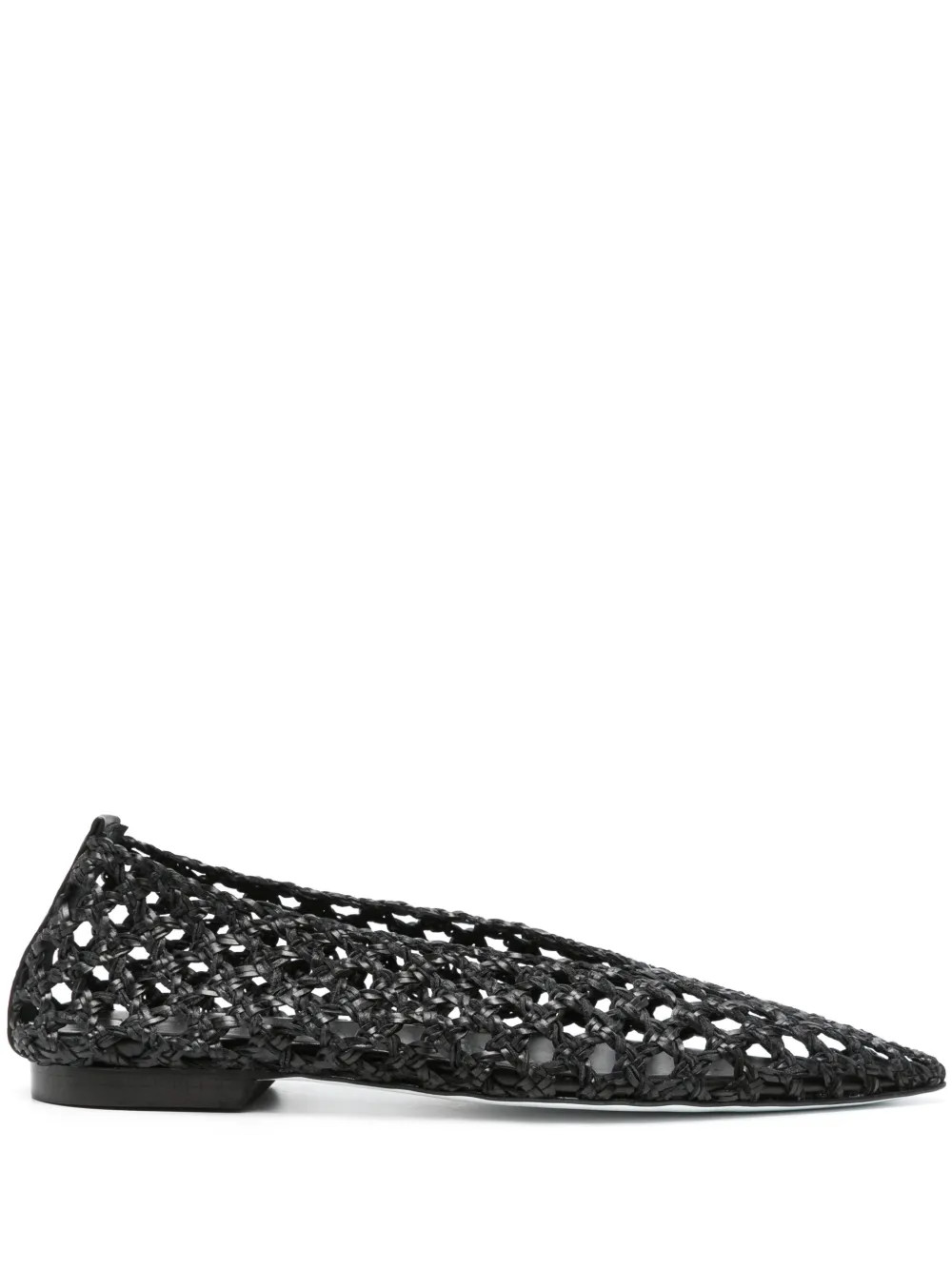 Bimba y Lola Plaited Ballerina Shoes - Farfetch | Farfetch Global