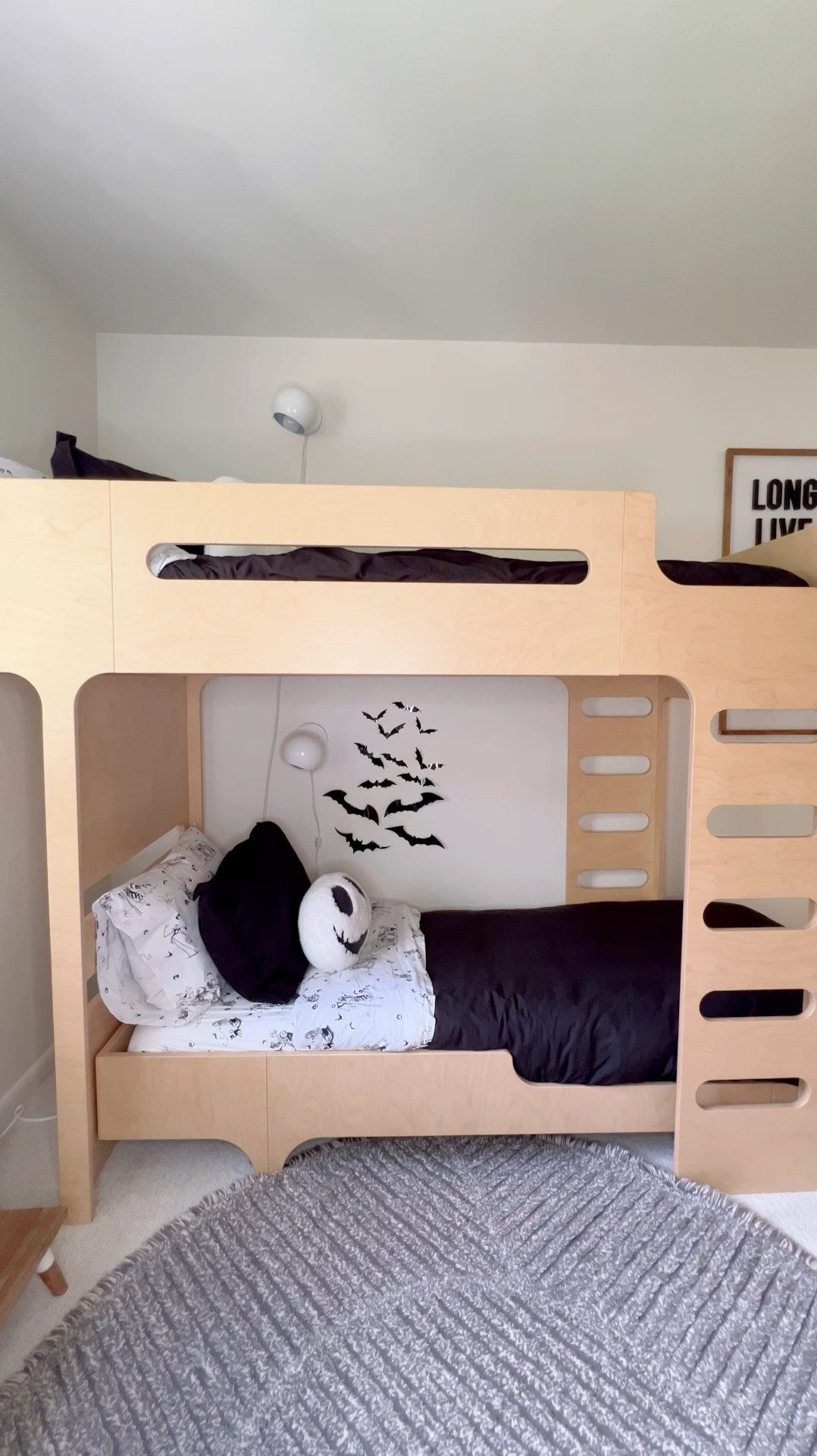 listen, I’m not usually one to decorate my kids’ rooms for holidays, but I saw these sheets and knew my halloween-loving kid needed them this year. 👀💀🦇 then I just used a few other things we already had! links below to everything I could link 🔗 

#thisishalloween #halloweendecor #ltkhome 

#LTKKids #LTKSeasonal