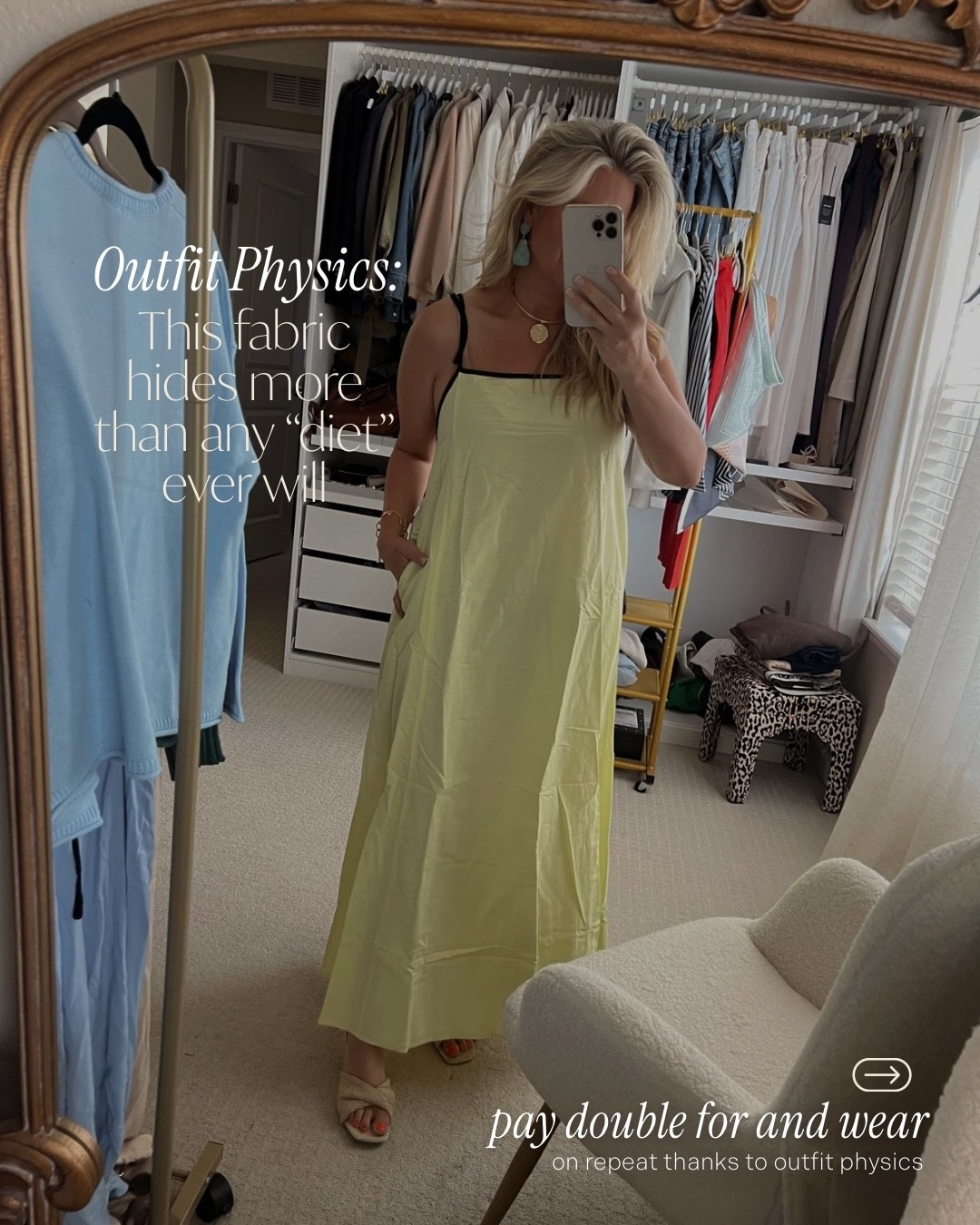  ✨Tap the bell, save and ❤️ for over 40 fashion, midlife style, midsize fashion and luxury looks for less. 

Outfit Physics means your clothes create the shape, not your body.

These are the 16 spring pieces I would pay double for
because they truly do the work for you.

They skim, lift, and balance in all the right places
and they make getting dressed feel so much easier
especially if your body has changed in midlife or you’re dealing with a hormonal belly

No squeezing
No hiding
Just thoughtfully built outfits that actually flatter

Comment COMFY and I’ll send you all the details 🤍
Save this for the next time nothing feels right in your closet
Share it with a friend who’s been feeling the same way
And follow along for more Outfit Physics and anti pooch style that actually works

👑"Helping you look good, feel good!" - Lindsey Denver


Follow my LTK @Over40andmidlife on the @shop.LTK app to view this post and get my exclusive app-only content!

#liketkit #LTKMidsize #LTKOver40 #LTKPlusSize
@shop.ltk
https://liketk.it/67GVy