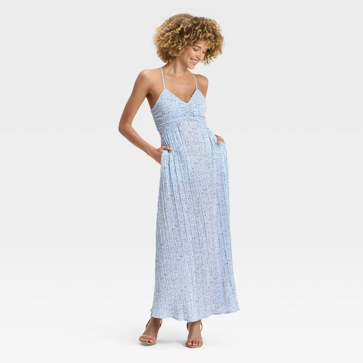 Women's Pleated Maxi Dress - A New Day™ | Target