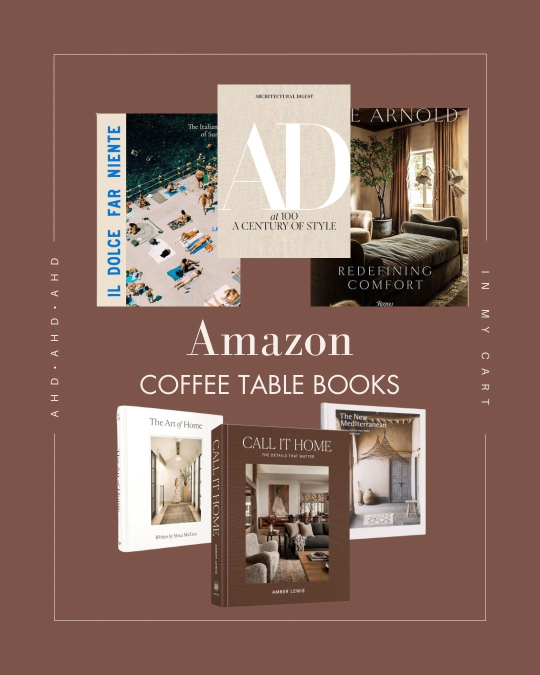 As an interior designer, styling coffee tables, nightstands, console tables, & shelves is an art form. The right book adds to the magic, but doesn’t compete with the overall design. These are some of my favorites to use when styling interiors! All from Amazon 🙌🏻

#coffeetablebook #shelfstyling #consoletablestyling #coffeetablestyling #interiordecor #modernorganic 

#LTKSaleAlert #LTKHome #LTKCyberWeek