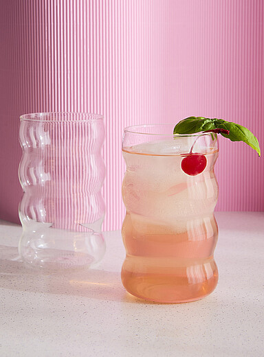 Wavy glassesSet of 2 | Simons