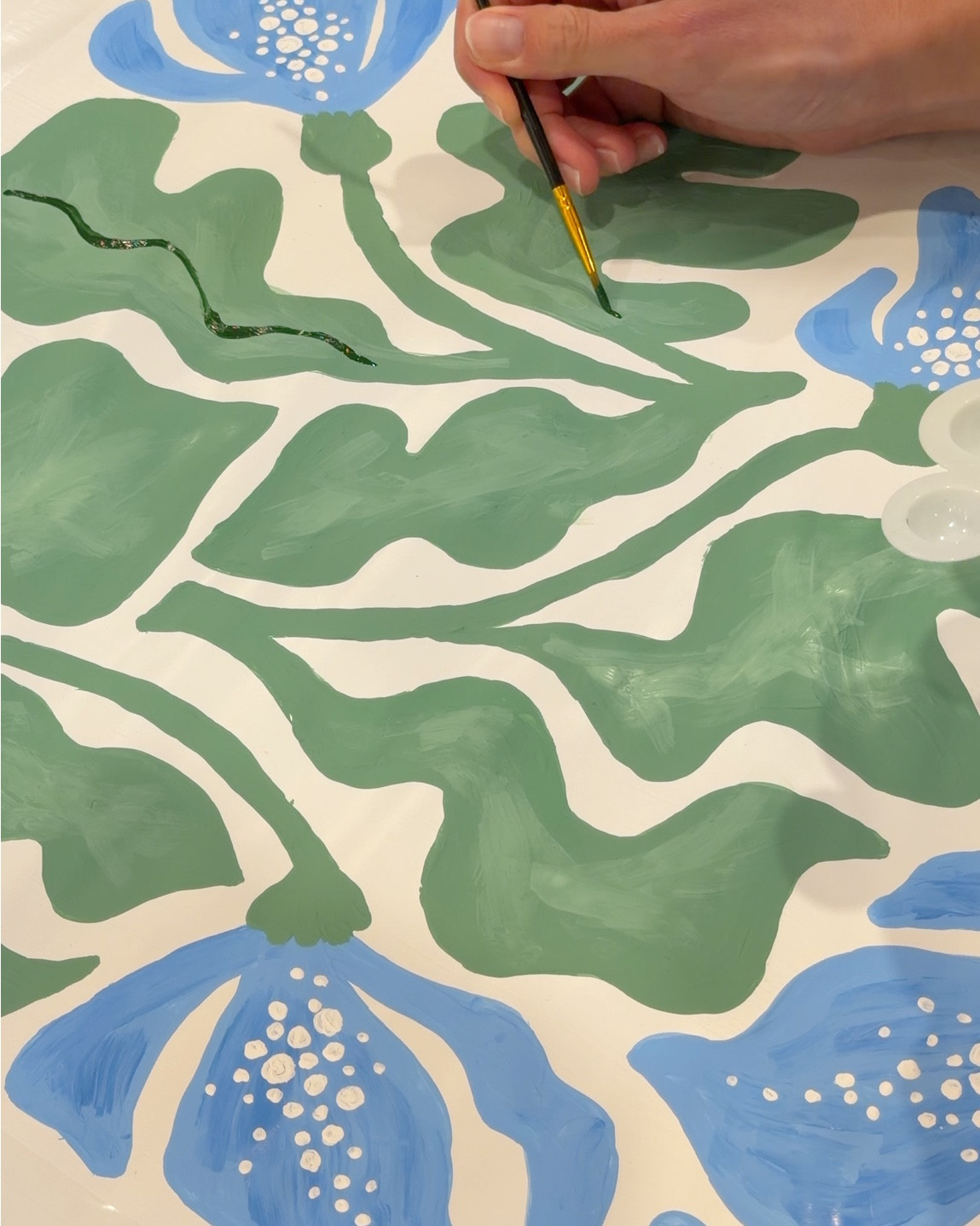 DIY botanical abstract art - acrylic vintage colors

#LTKcanada #LTKhome