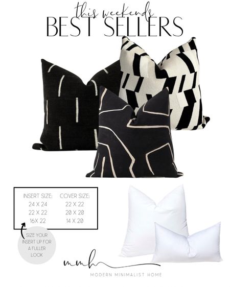 This weekends best selling pillow covers and pillow inserts.

Pillow cover // Pillows for Grey Couch // pillow // pillows for bed // pillows for couch // pillow covers amazon // pillow inserts // pillow shams // pillow combo // pillow case // modern pillow covers // home decor // modern home decor // decor // modern home // modern minimalist home // amazon home // home decor amazon // home decor 2023 // amazon home decor // wayfair // target home // target decor // home // 

#LTKsalealert #LTKfindsunder50 #LTKhome