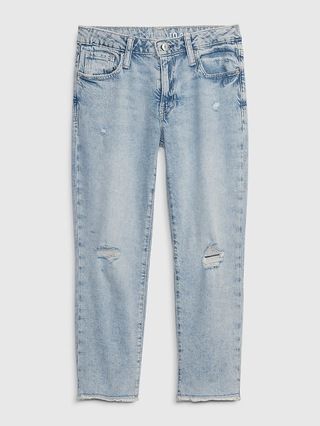 Kids Girlfriend Jeans with Washwell | Gap (US)