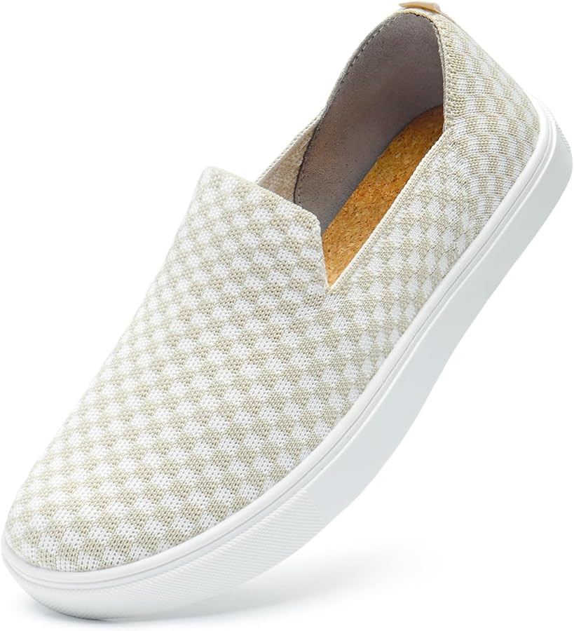 STQ Slip on Shoes for Women Breathable Fashion Sneakers Comfortable Knit Casual Shoes | Amazon (US)