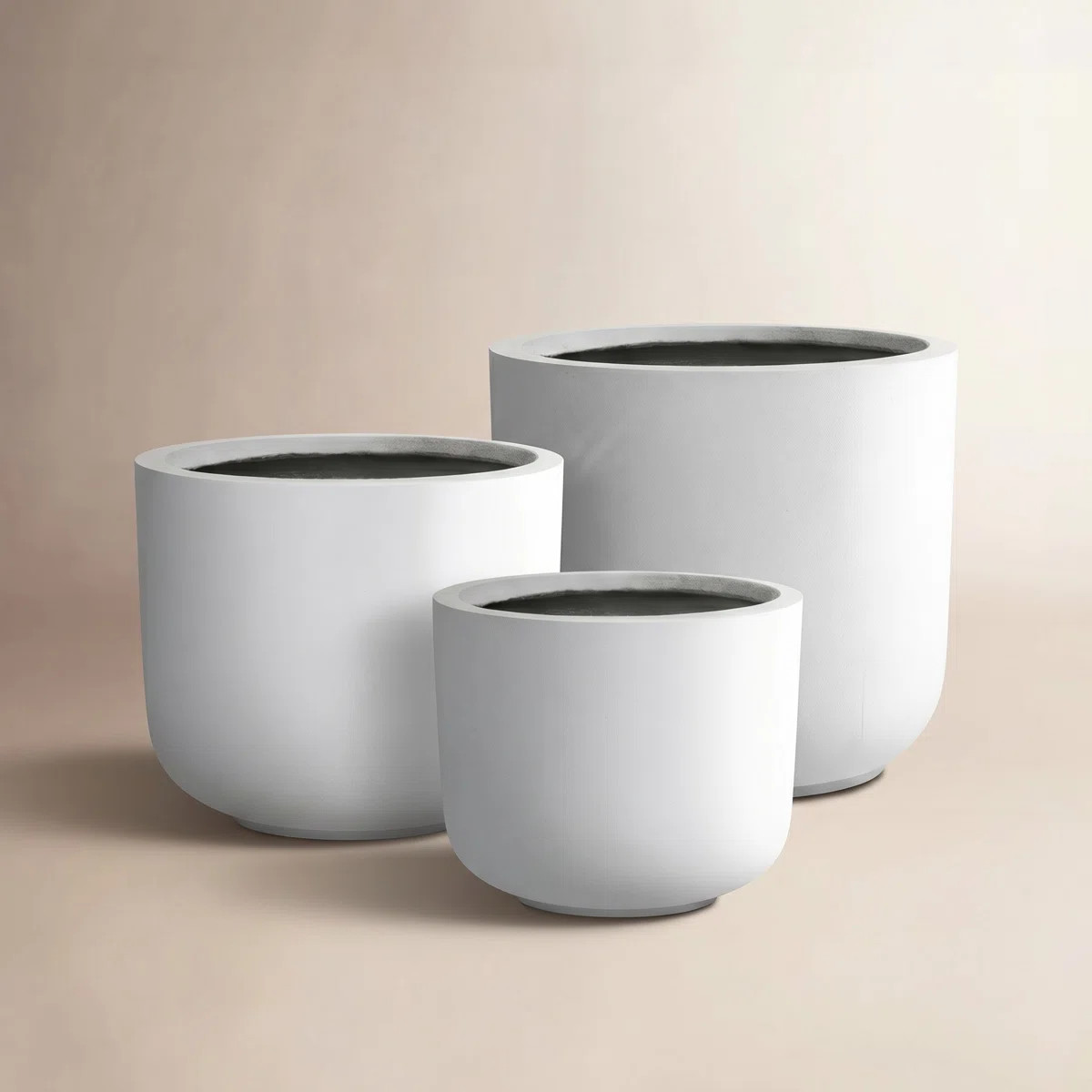 Tali Concrete/Fiberglass Round Planter | Wayfair North America