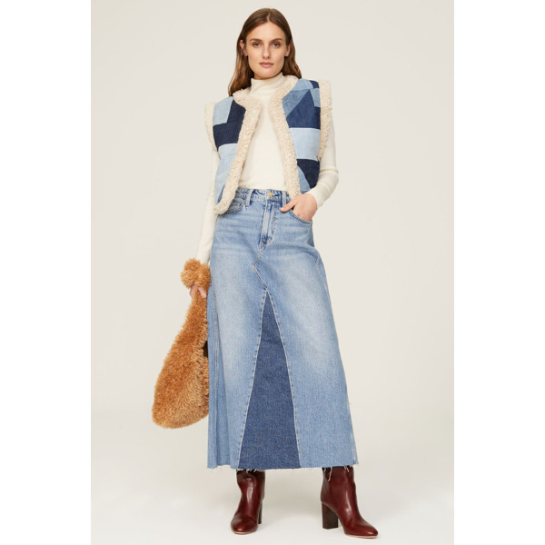 Sea New York Diego Denim Vest blue-print | Rent the Runway