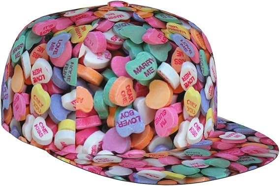 Red Hearts Print Baseball Hat Valentine's Day Hats Adjustable Baseball Hat for Men and Women Casu... | Amazon (US)