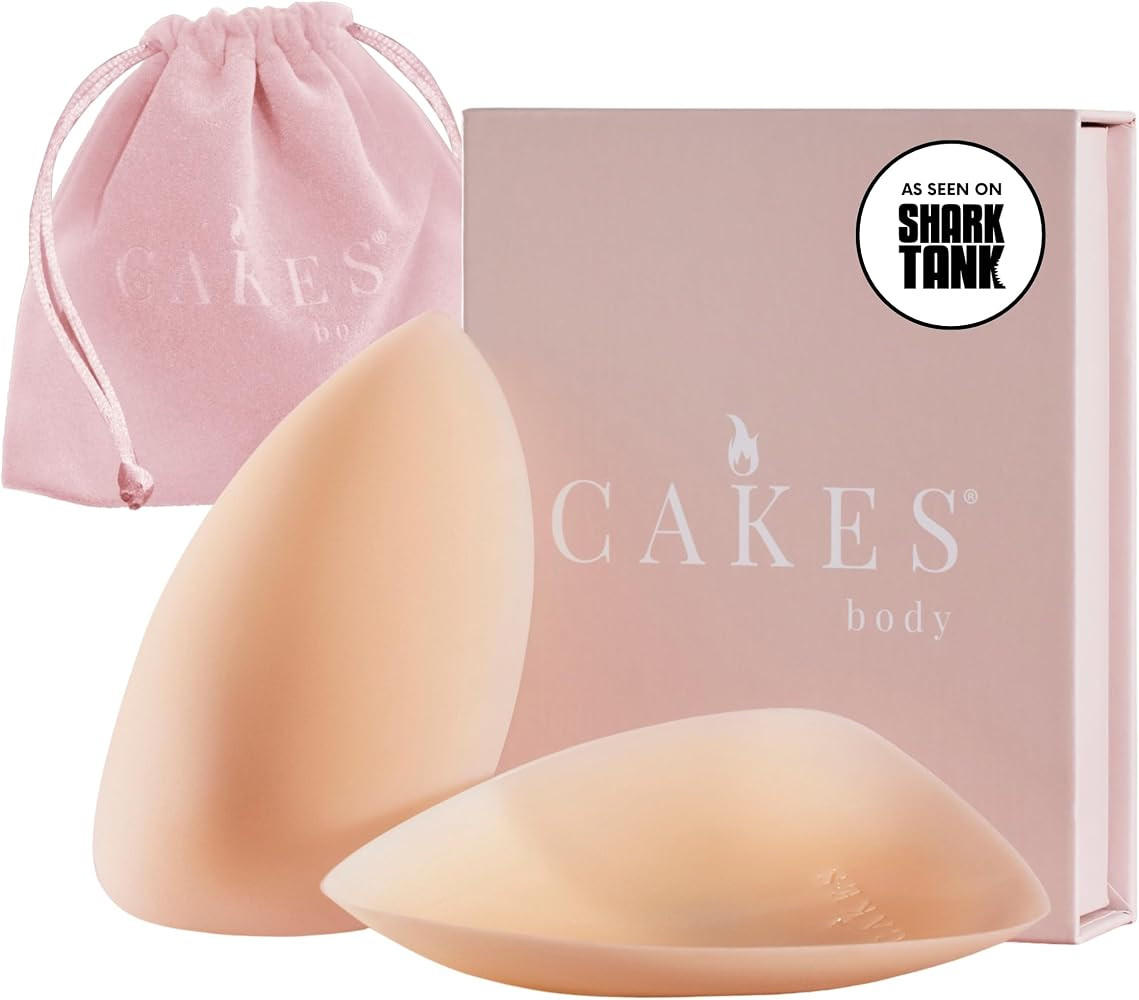 CAKES Body\u00ae Non-Adhesive Triangle Nipple Covers for Women Silicone Nipple Covers with Travel... | Amazon (US)