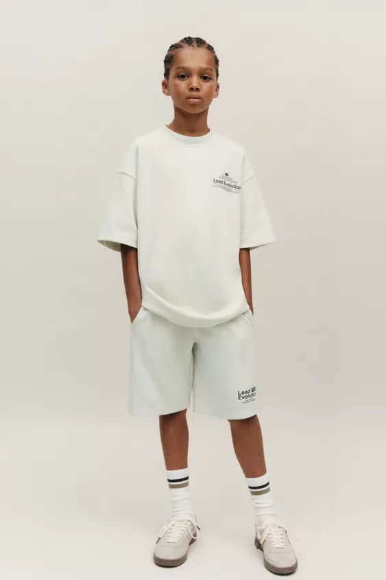INTERLOCK T-SHIRT AND BERMUDA SET | Zara US