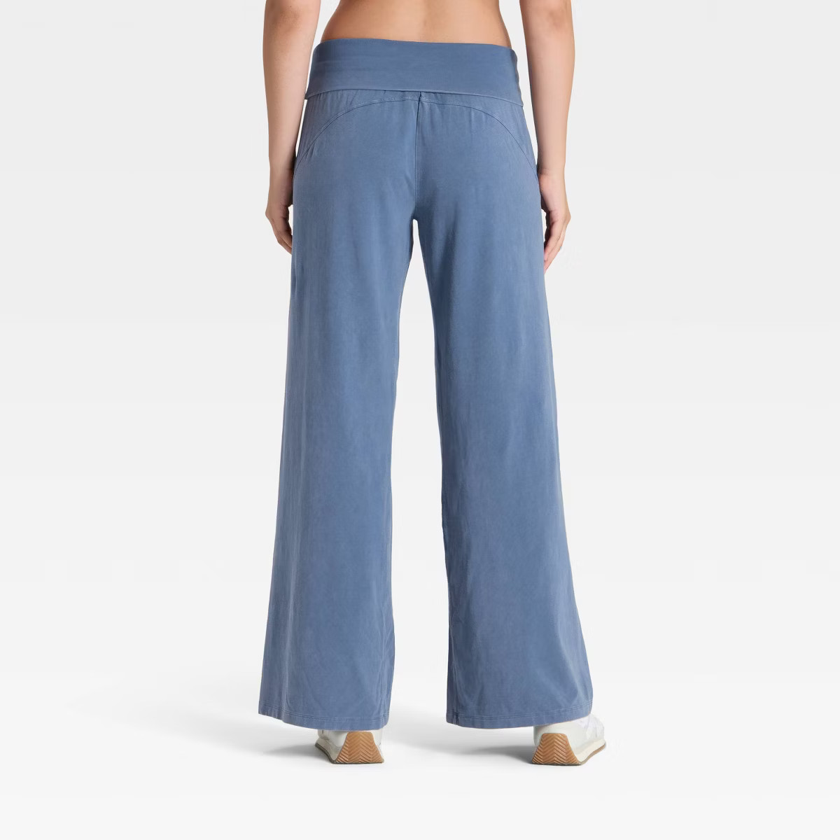Women's Mid-Rise Foldover Wide Leg Pants - JoyLab™ | Target