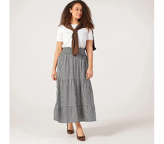 JDY Lucas High Waisted Tiered Skirt - QVC UK | QVC UK