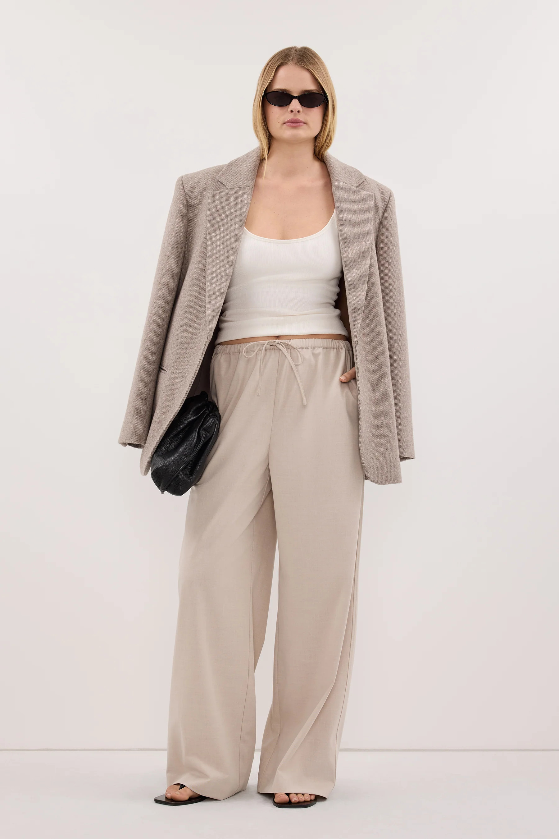 VIANNA BONE MARLE ELASTIC PANT | DISSH