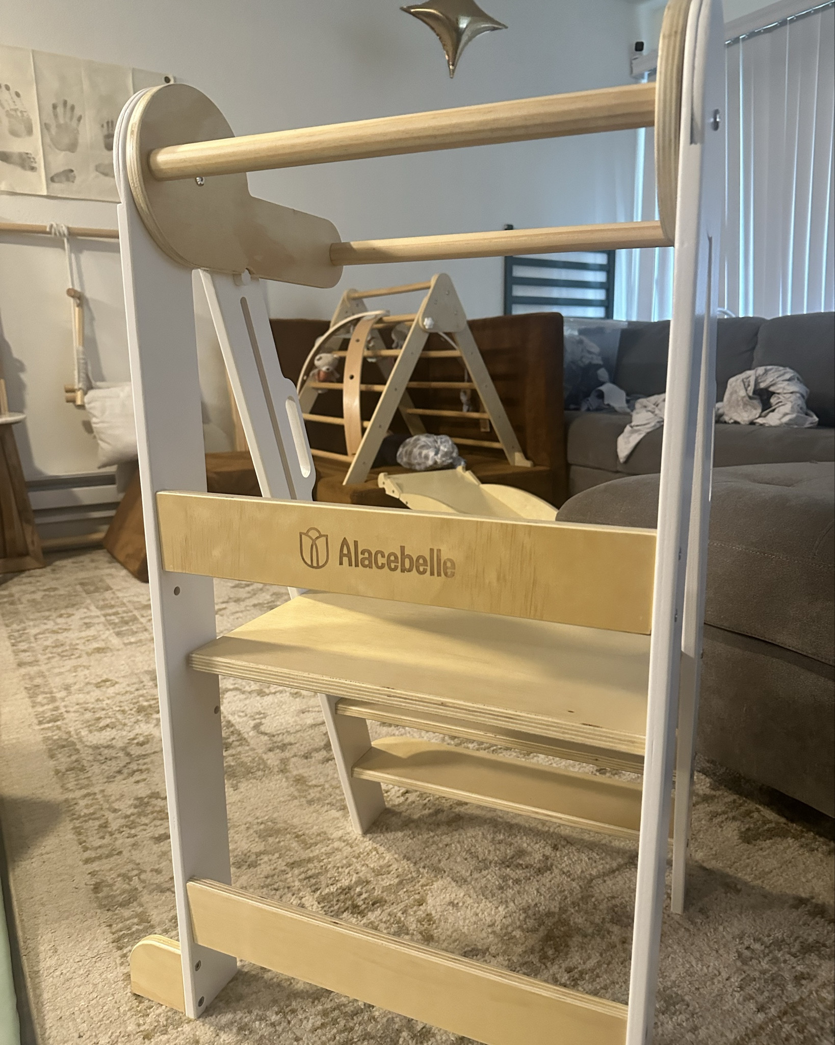 We love this folding learning tower for Liam 🤍✨ it’s so cute, functional, sturdy & easy to use/ assemble ☺️ 

#LTKFamily #LTKHome #LTKVideo