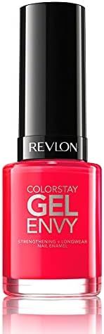 Revlon ColorStay Gel Envy Longwear Nail Polish, with Built-in Base Coat & Glossy Shine Finish, in Pi | Amazon (US)