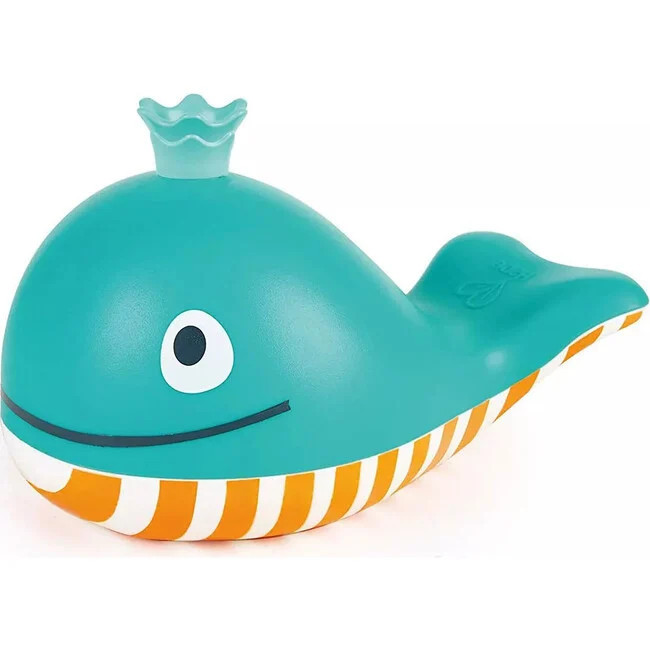 Bubble Blowing Whale - Blue & Yellow - Kids Toys | Hape from Maisonette | Maisonette