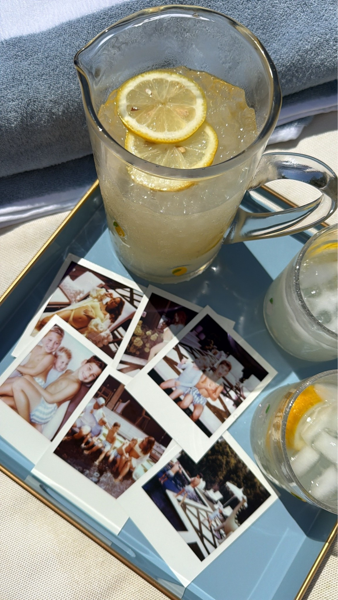 Poolside Polaroids + lemonade! Linking this cute Amazon tray, pitcher, & glasses! 

Home, glassware, summer, poolside

#LTKHome #LTKmomlife #LTKBaby