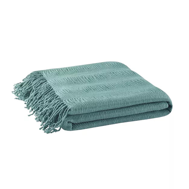 50"x60" Reeve Ruched Throw Blanket - Ink+Ivy | Target