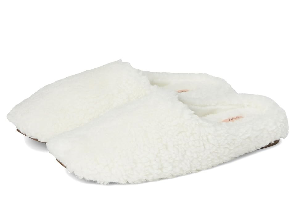 Eberjey Sherpa Slippers Women's Slippers Ivory : MD M, Synthetic | Zappos