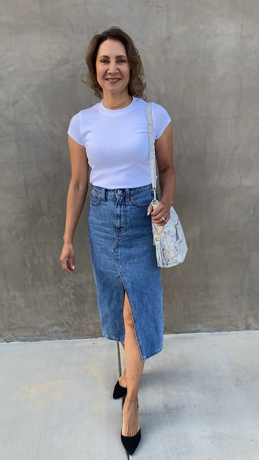 Denim Maxi Skirt curated on LTK