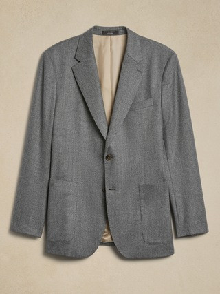 Signature Italian Flannel Suit Jacket | Banana Republic (US)