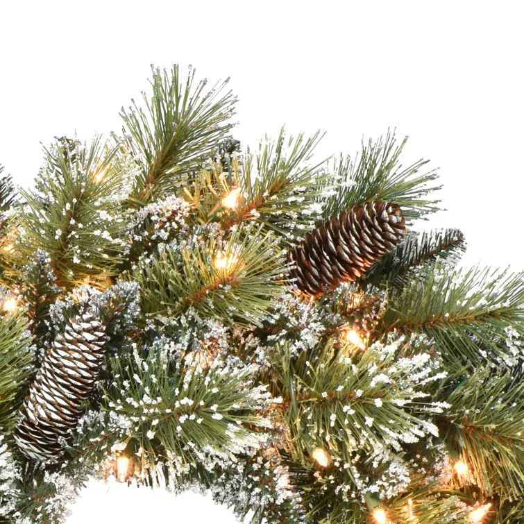 Decorated 18" Lighted Wreath | Wayfair North America