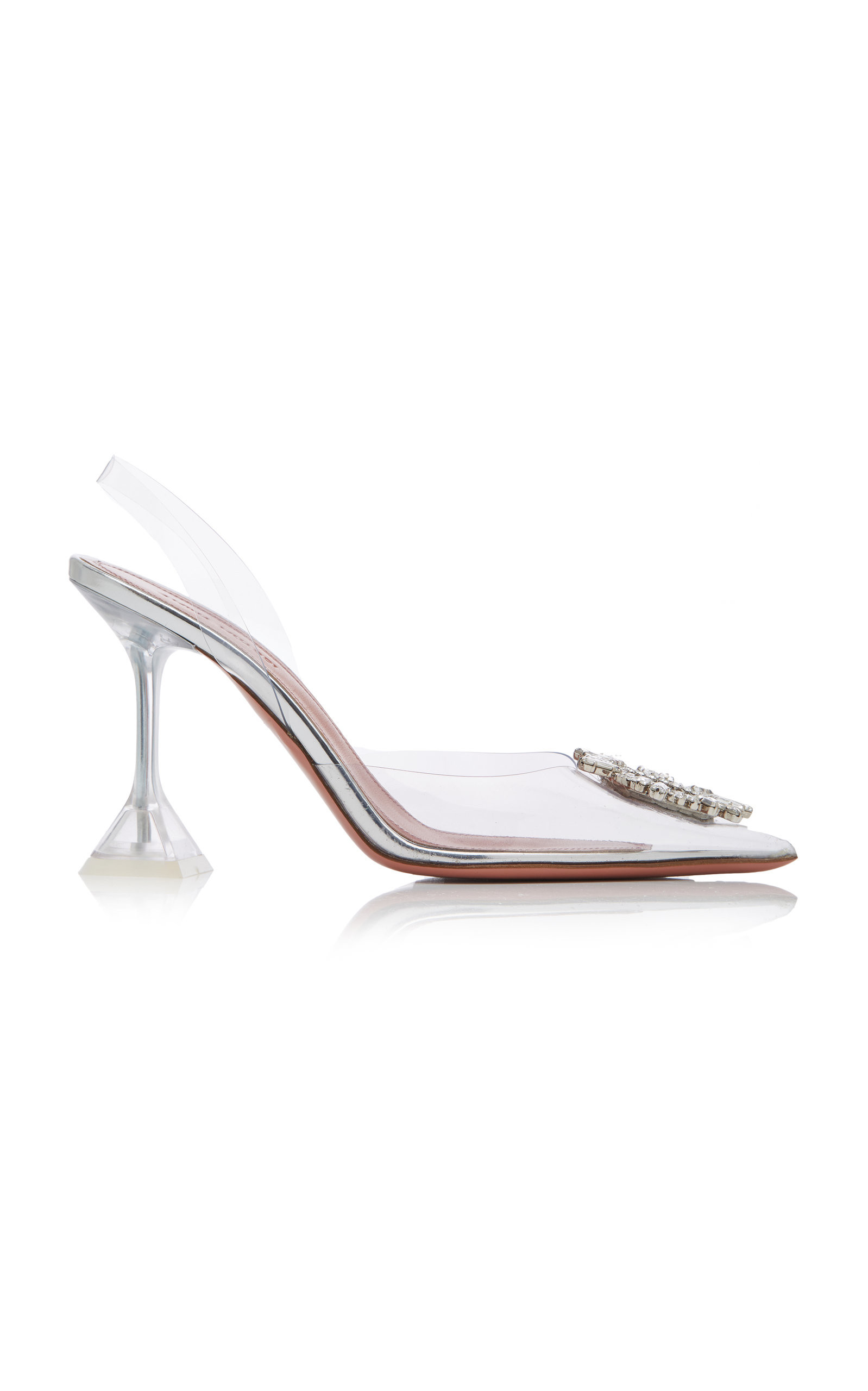 Amina Muaddi - Begum Crystal-Embellished PVC Pumps - Clear - IT 39.5 - Moda Operandi | Moda Operandi (Global)