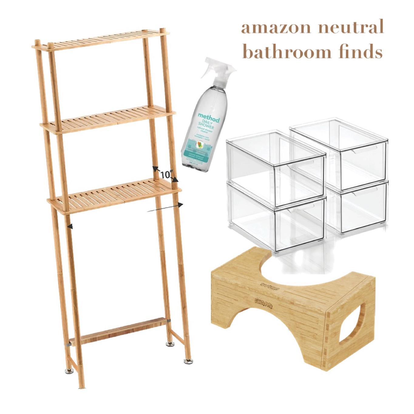 neutral aesthetic bathroom finds on amazon essentials 

#LTKstyletip #LTKFind #LTKhome