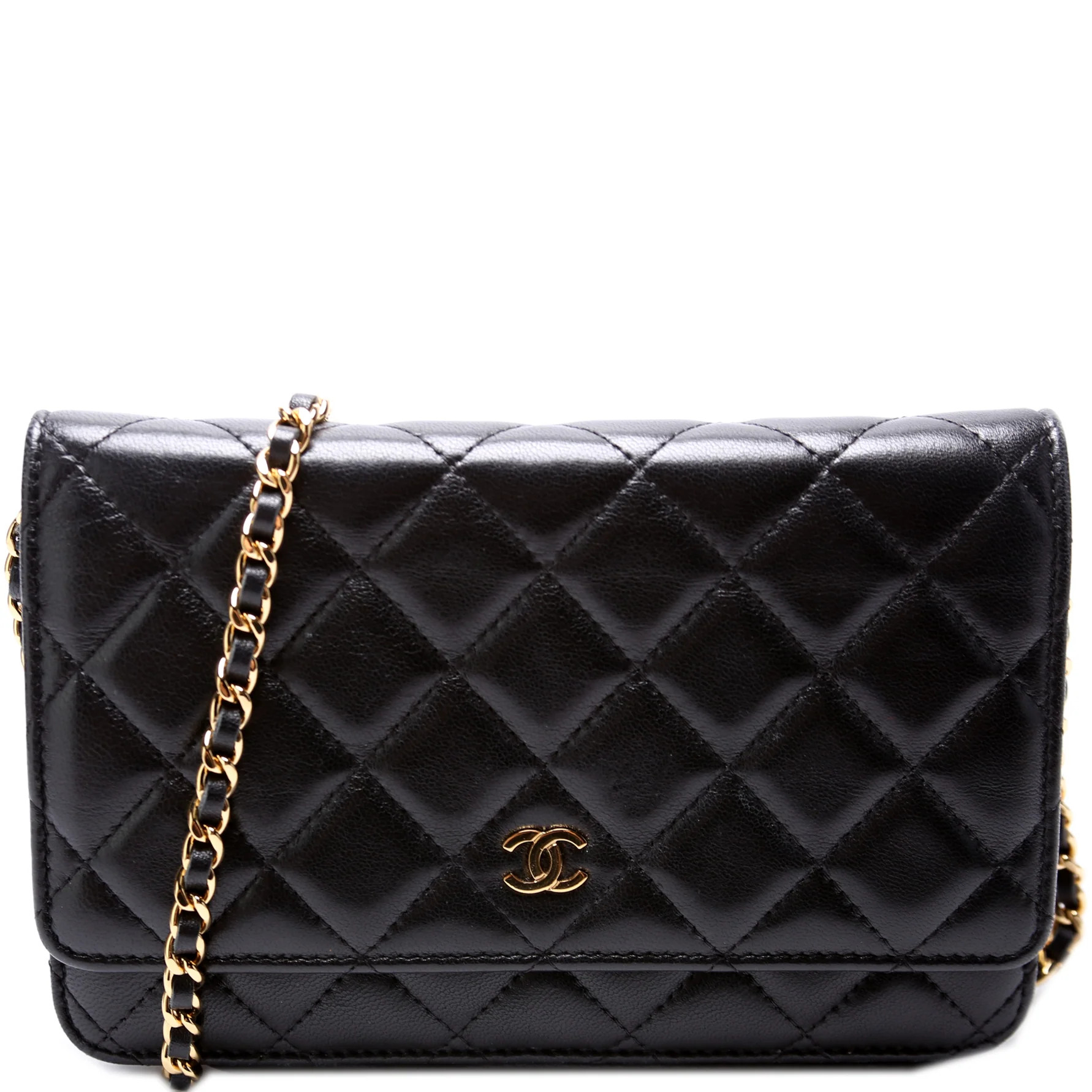 WOC Classic Quilted Lambskin | Keeks Designer Handbags